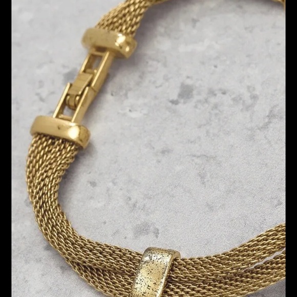 Chanel Logo Bangle Bracelet Womens Made in France Gold Plated Circa 1998 RARE - Picture 8 of 10